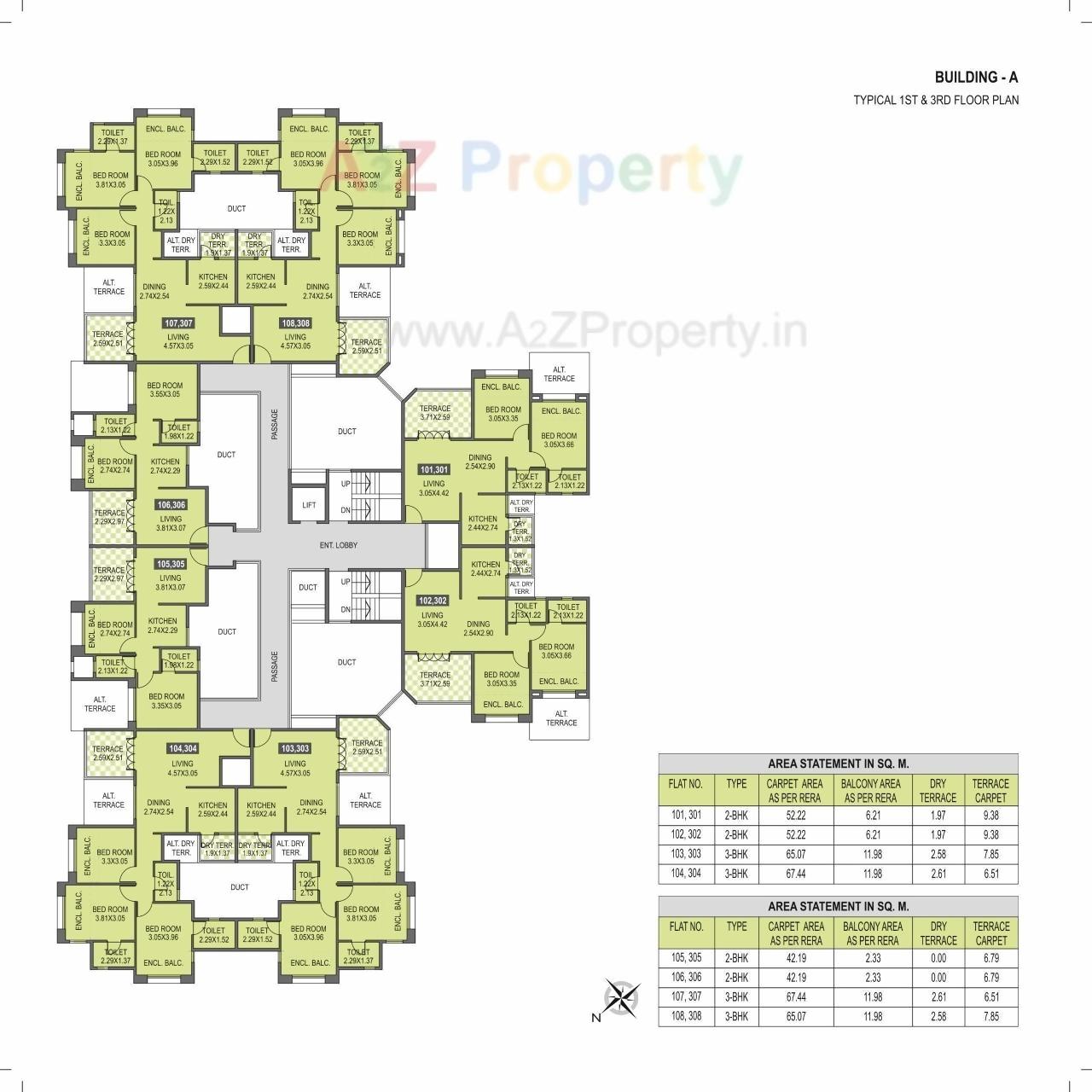 Layout of real estate project Sara located at Baner, Pune, Maharashtra