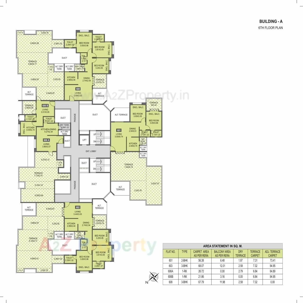 Layout of real estate project Sara located at Baner, Pune, Maharashtra