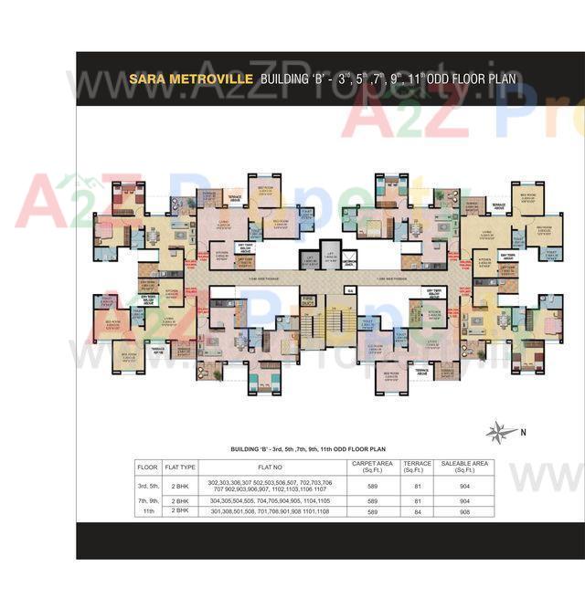 0014 1 of real estate project Sara Metroville located at Punawale, Pune, Maharashtra