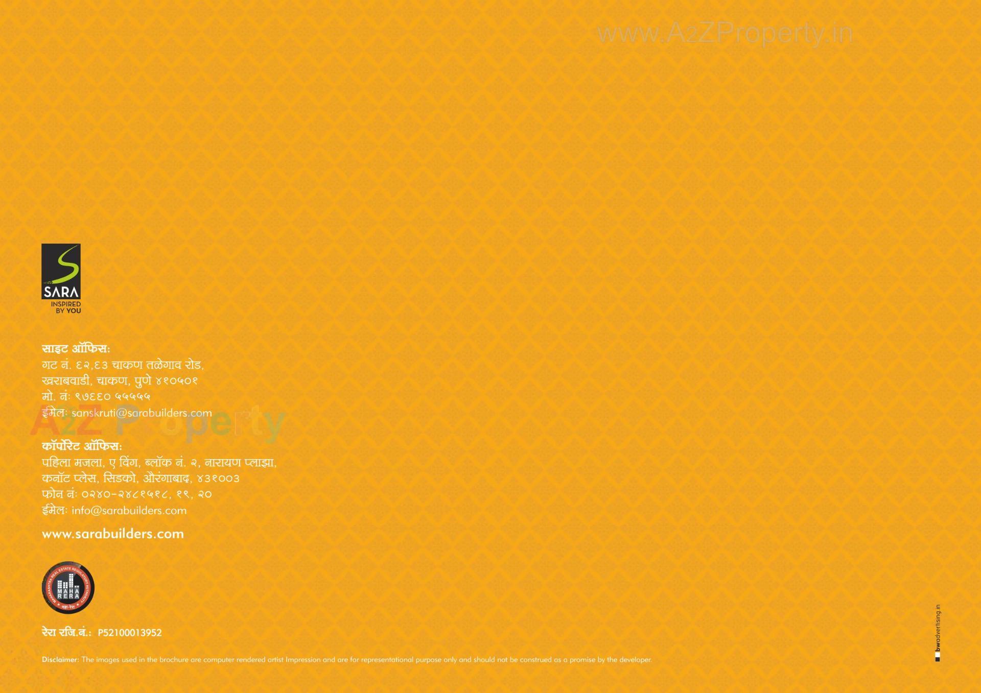  of real estate project Sara Sanskruti located at Kharabwadi-ct, Pune, Maharashtra