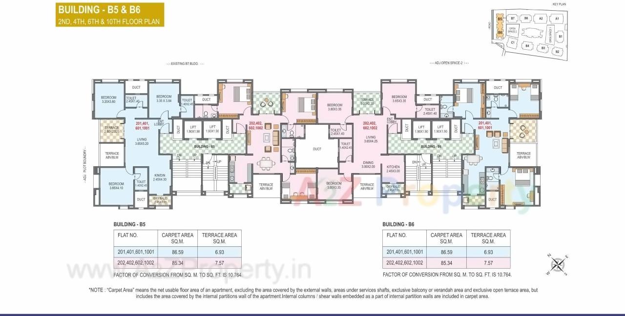 Layout of real estate project Sarita Vaibhav located at Pune-m-corp, Pune, Maharashtra