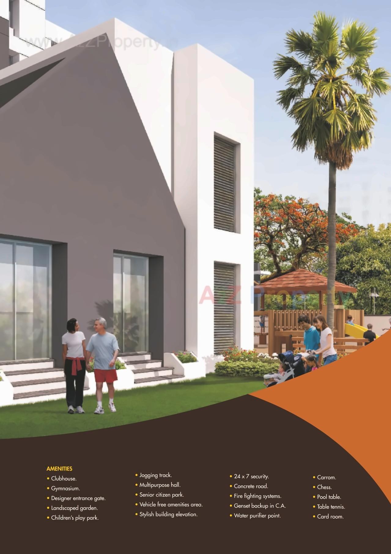 3D Elevation of real estate project Satyam Rajyog located at Dhanori, Pune, Maharashtra