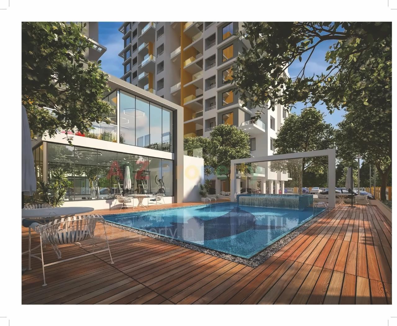 3D Elevation of real estate project Savali Saffron located at Mundhawa, Pune, Maharashtra