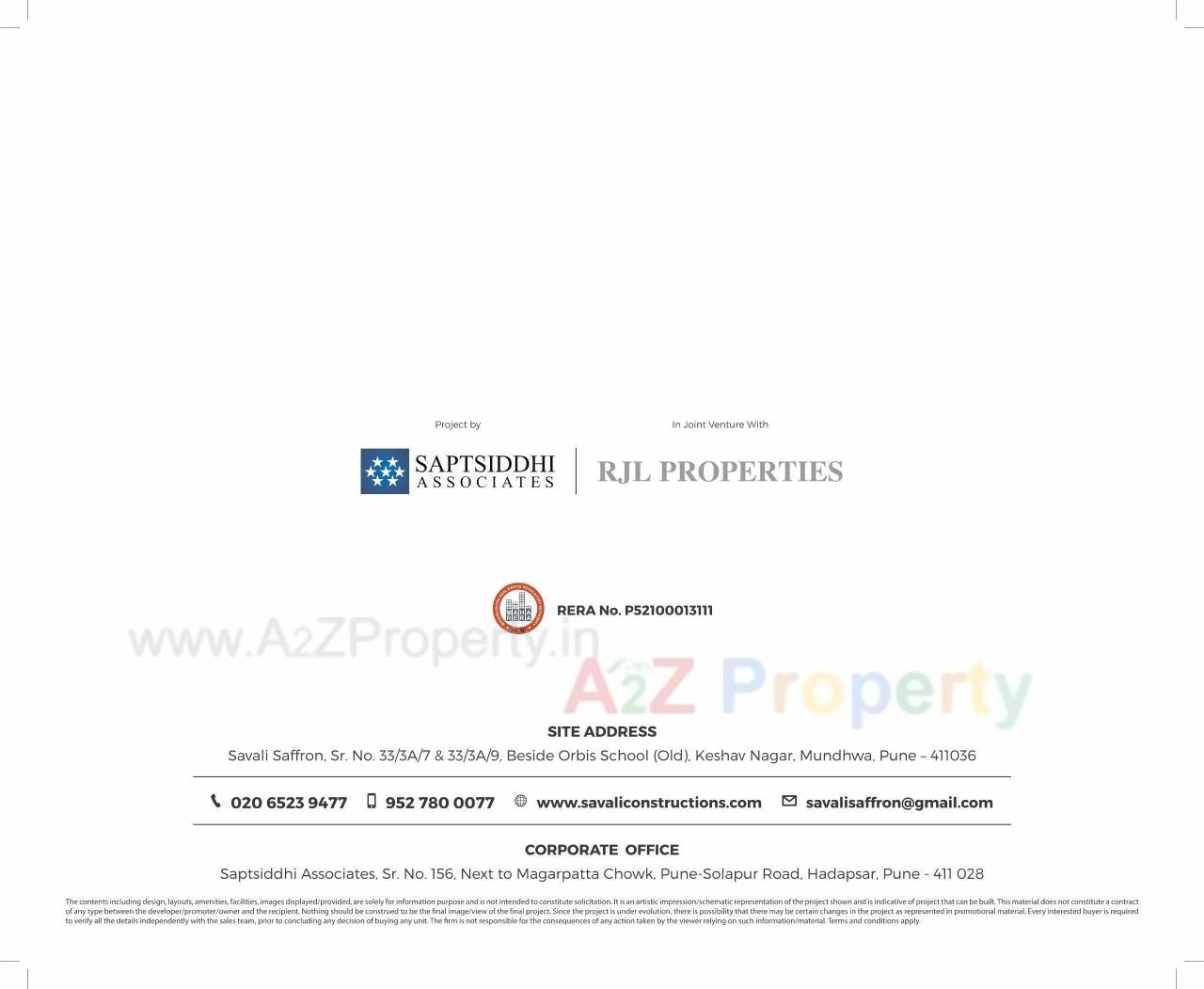  of real estate project Savali Saffron located at Mundhawa, Pune, Maharashtra