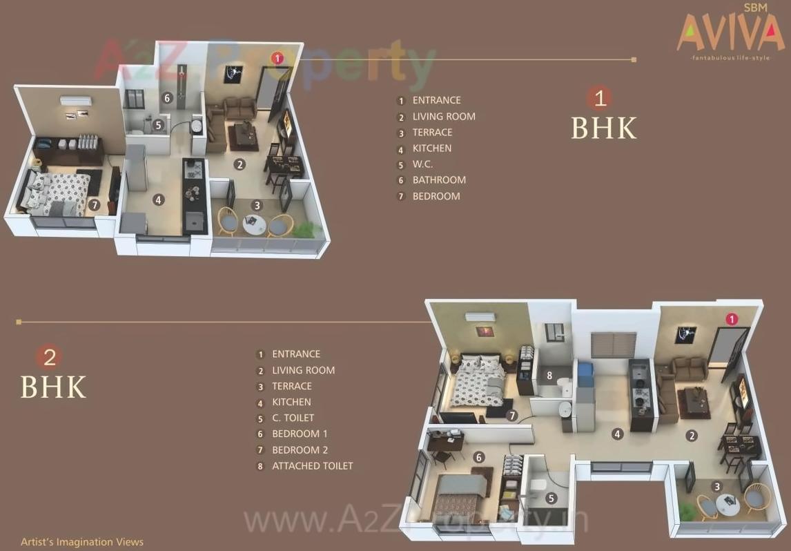 Layout of real estate project Sbm Aviva located at Hinjavadi-ct, Pune, Maharashtra
