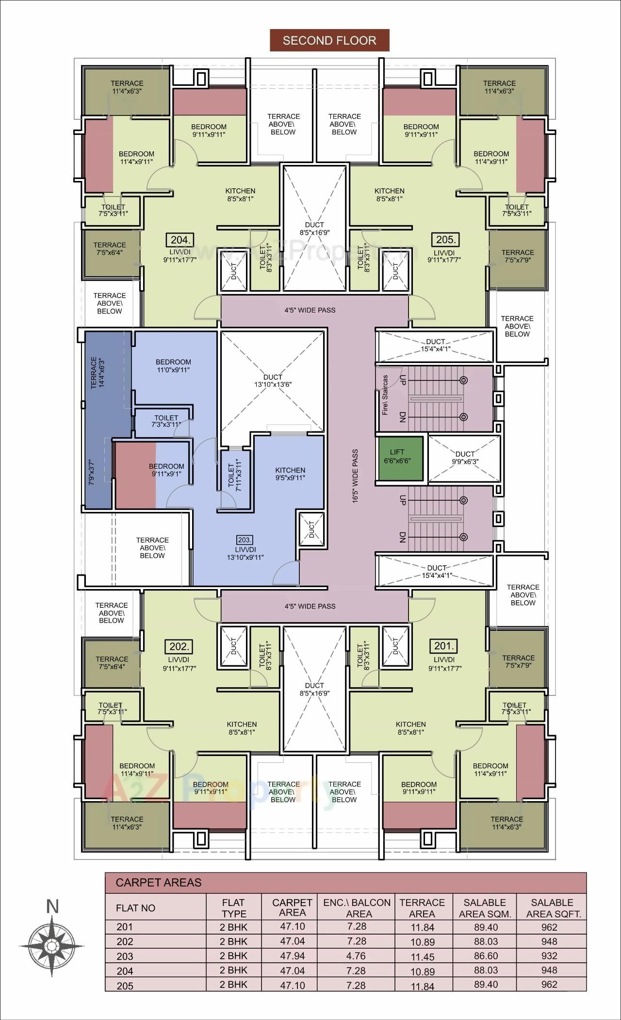 Layout of real estate project Sentosa Palm located at Wakad, Pune, Maharashtra