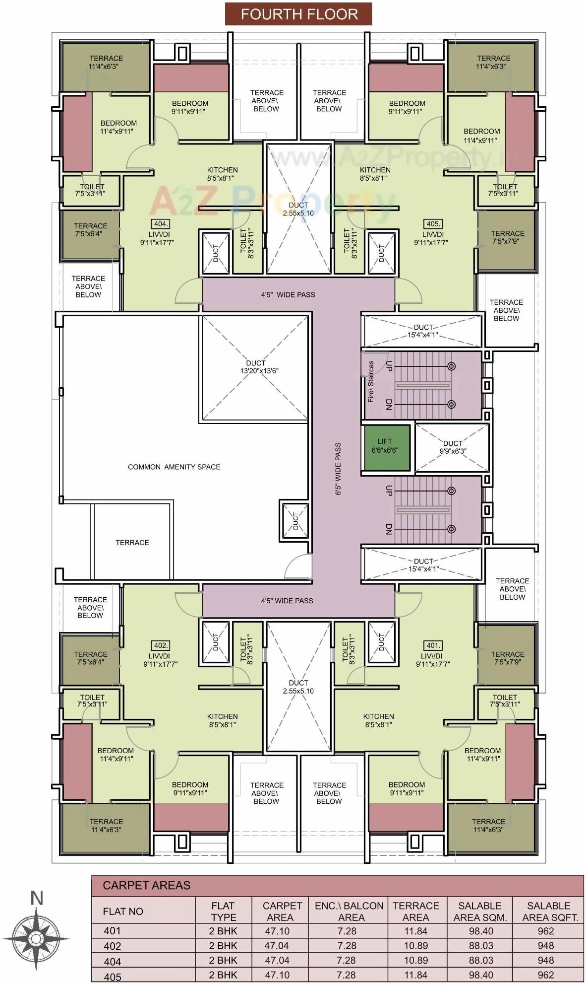 Layout of real estate project Sentosa Palm located at Wakad, Pune, Maharashtra