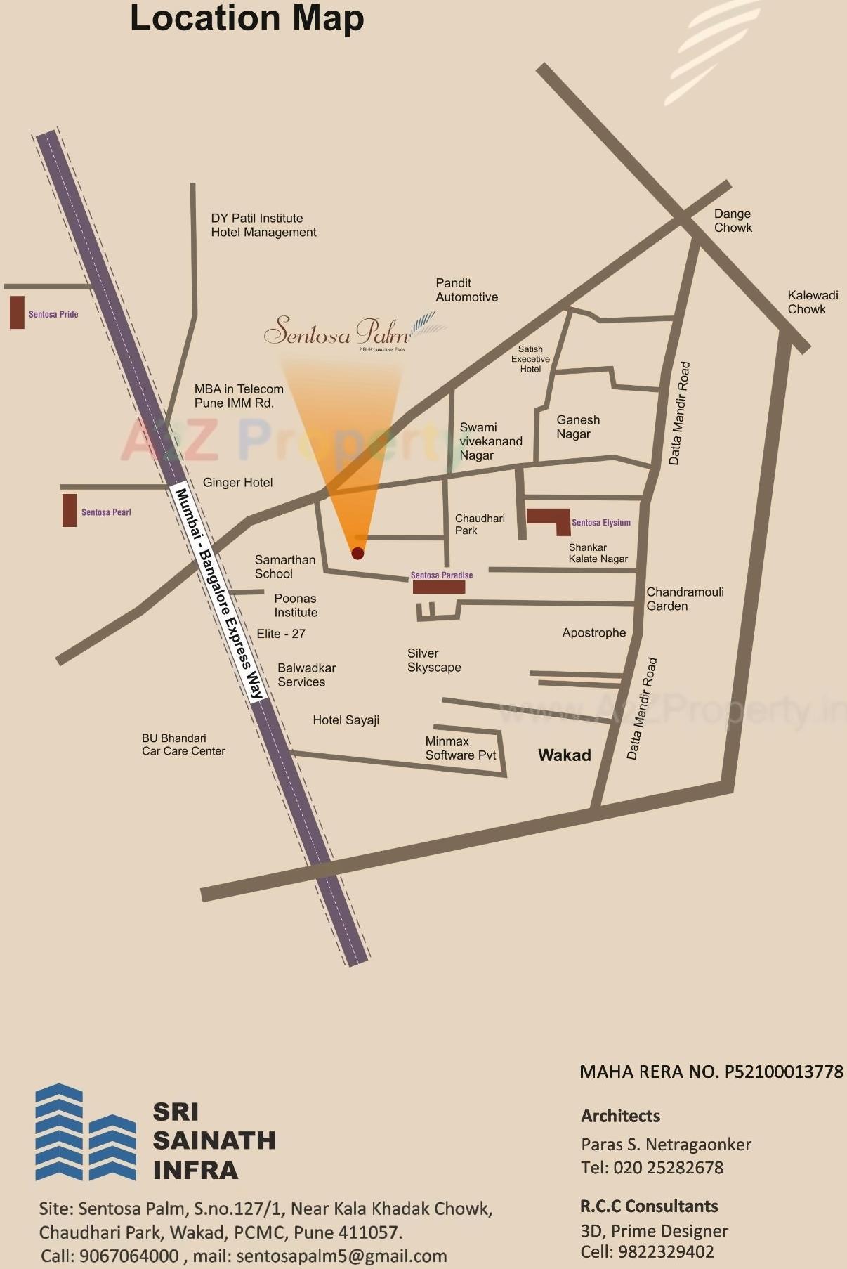  of real estate project Sentosa Palm located at Wakad, Pune, Maharashtra