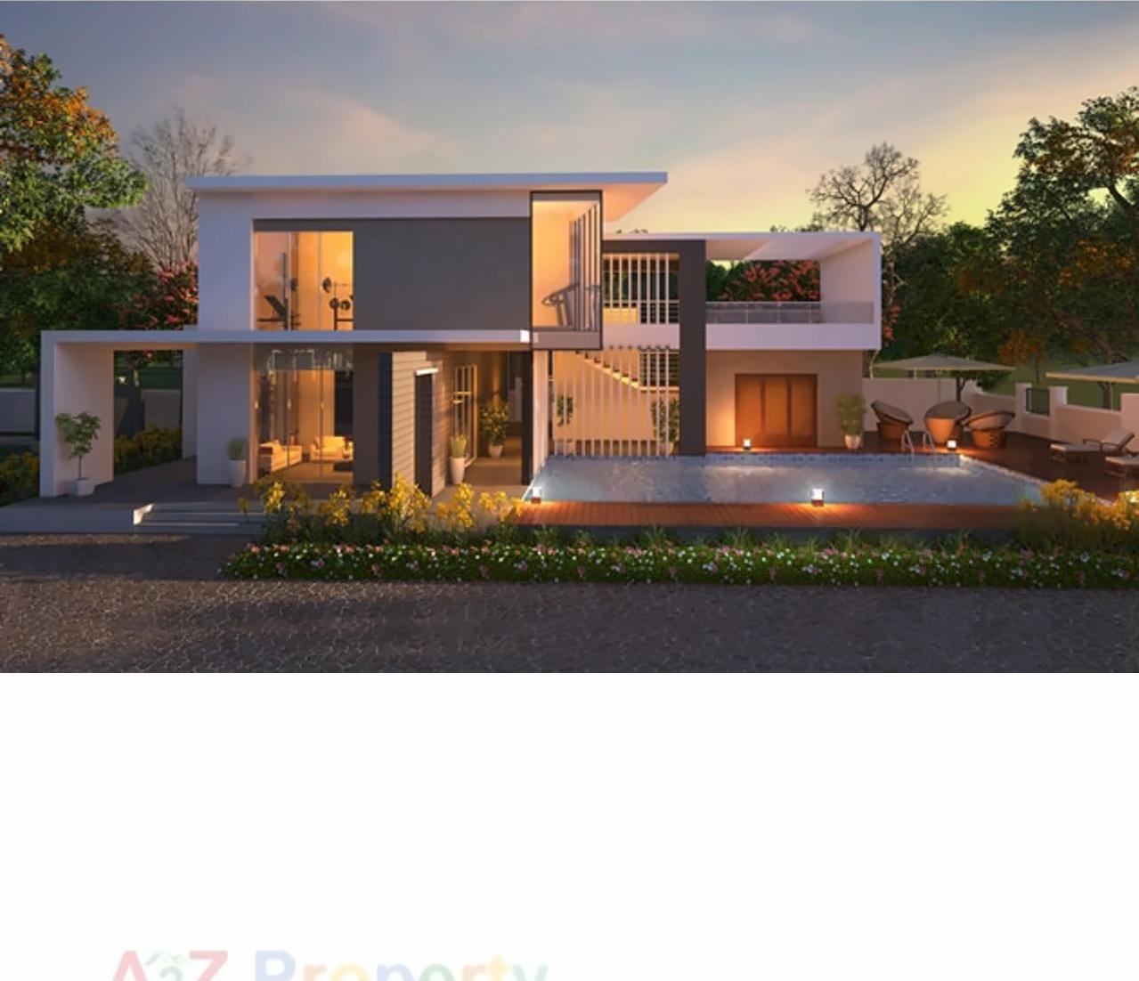 3D Elevation of real estate project Serrene located at Undri, Pune, Maharashtra