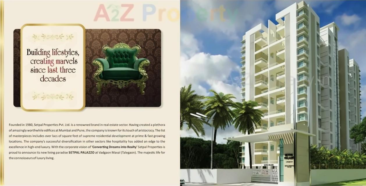 3D Elevation of real estate project Setpal Palazzo located at Wadagaon-ct, Pune, Maharashtra