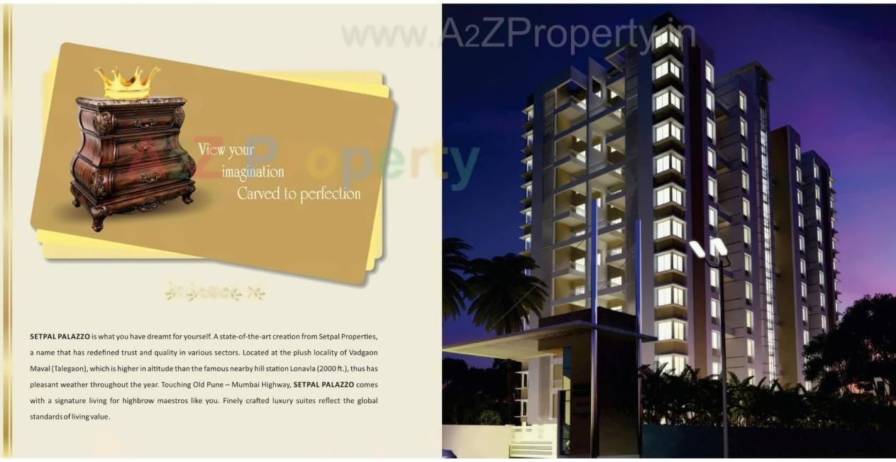 3D Elevation of real estate project Setpal Palazzo located at Wadagaon-ct, Pune, Maharashtra