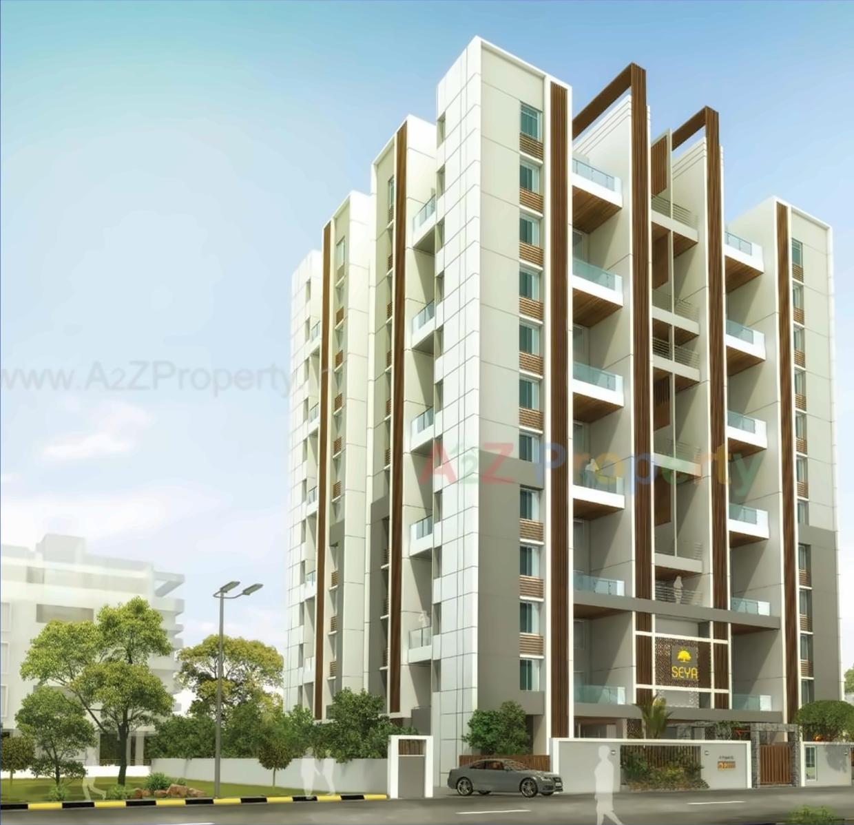 3D Elevation of real estate project Seya located at Parvati, Pune, Maharashtra