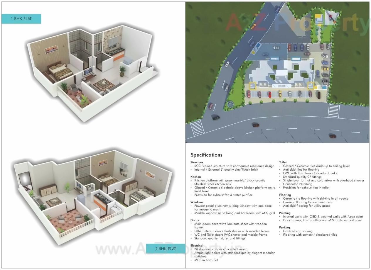 Layout of real estate project Shamiraa Heights located at Uravade, Pune, Maharashtra
