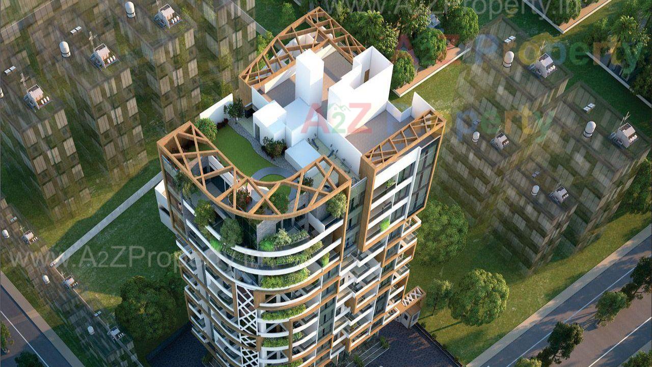 Bird Eye View Big of real estate project Shankeshwar Darshan located at Pimpri-chinchawad-m-corp, Pune, Maharashtra