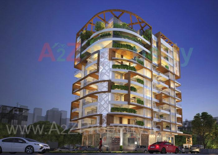 3D Elevation of real estate project Shankeshwar Darshan located at Pimpri-chinchawad-m-corp, Pune, Maharashtra