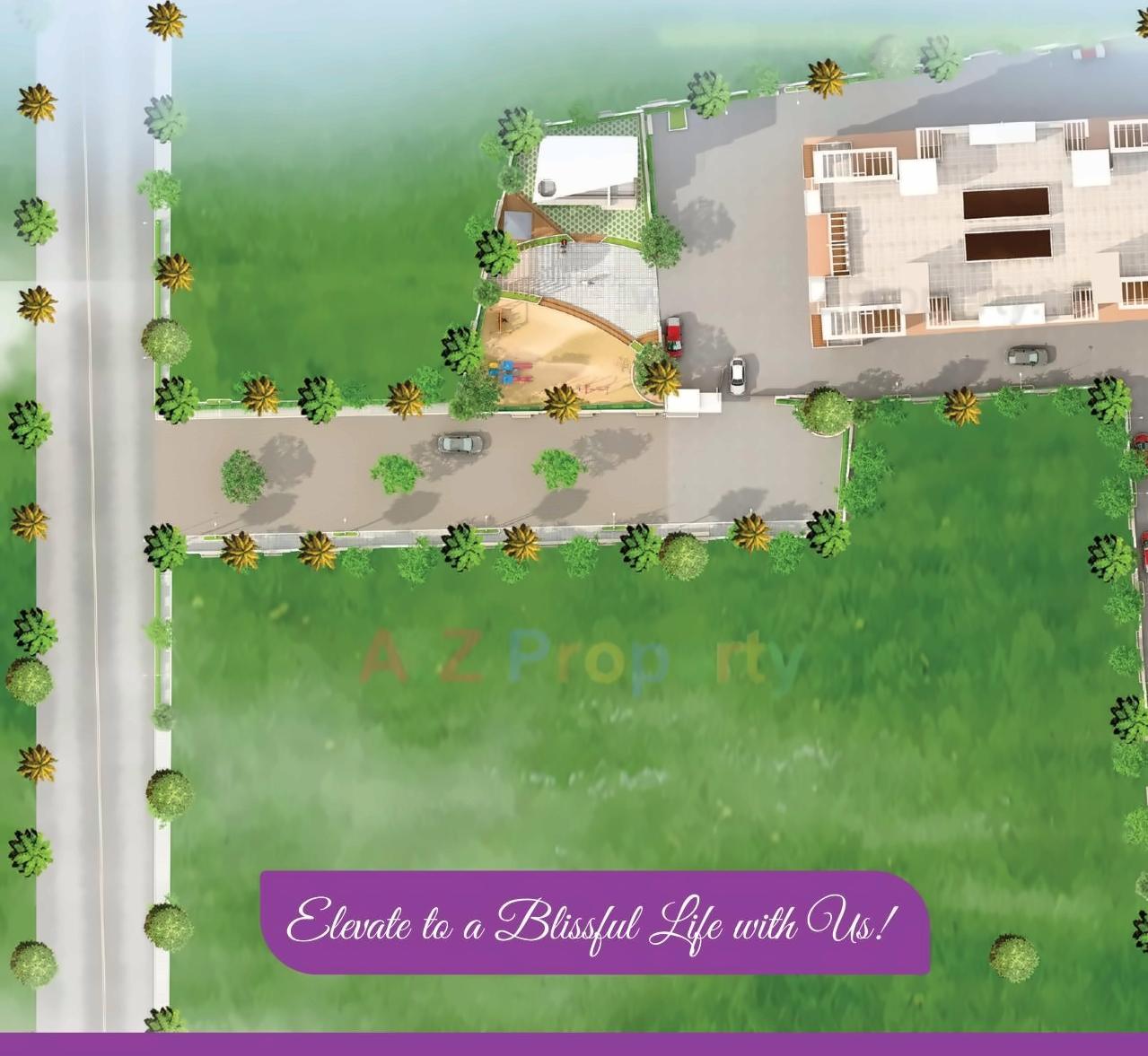 3D Elevation of real estate project Shantai Divine Bliss located at Punawale, Pune, Maharashtra
