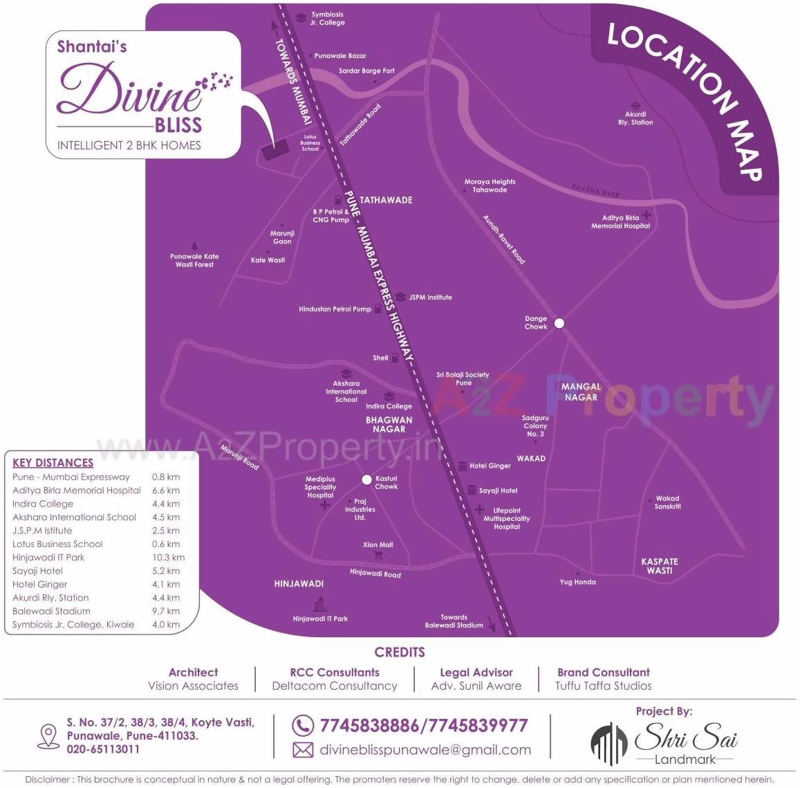  of real estate project Shantai Divine Bliss located at Punawale, Pune, Maharashtra