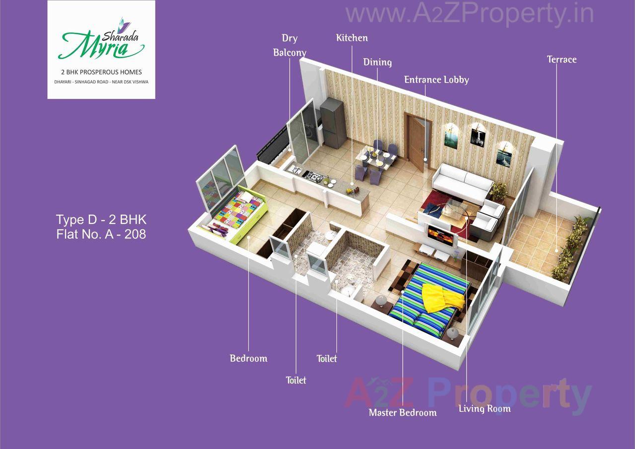 4 of real estate project Sharada Myria B located at Kirkatwadi, Pune, Maharashtra