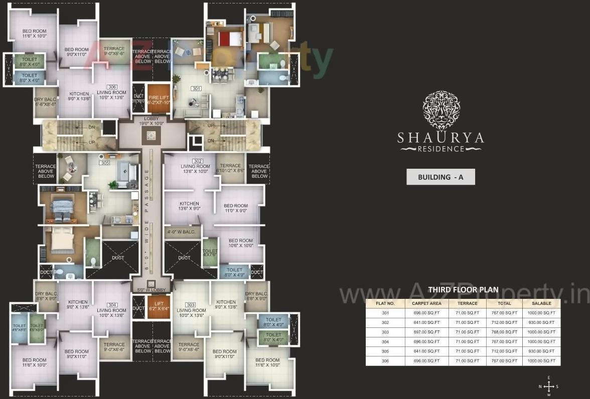 Layout of real estate project Shaurya Residence located at Lohgaon, Pune, Maharashtra