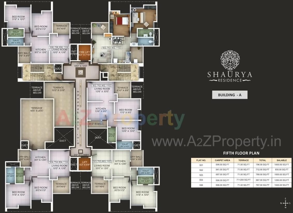 Layout of real estate project Shaurya Residence located at Lohgaon, Pune, Maharashtra