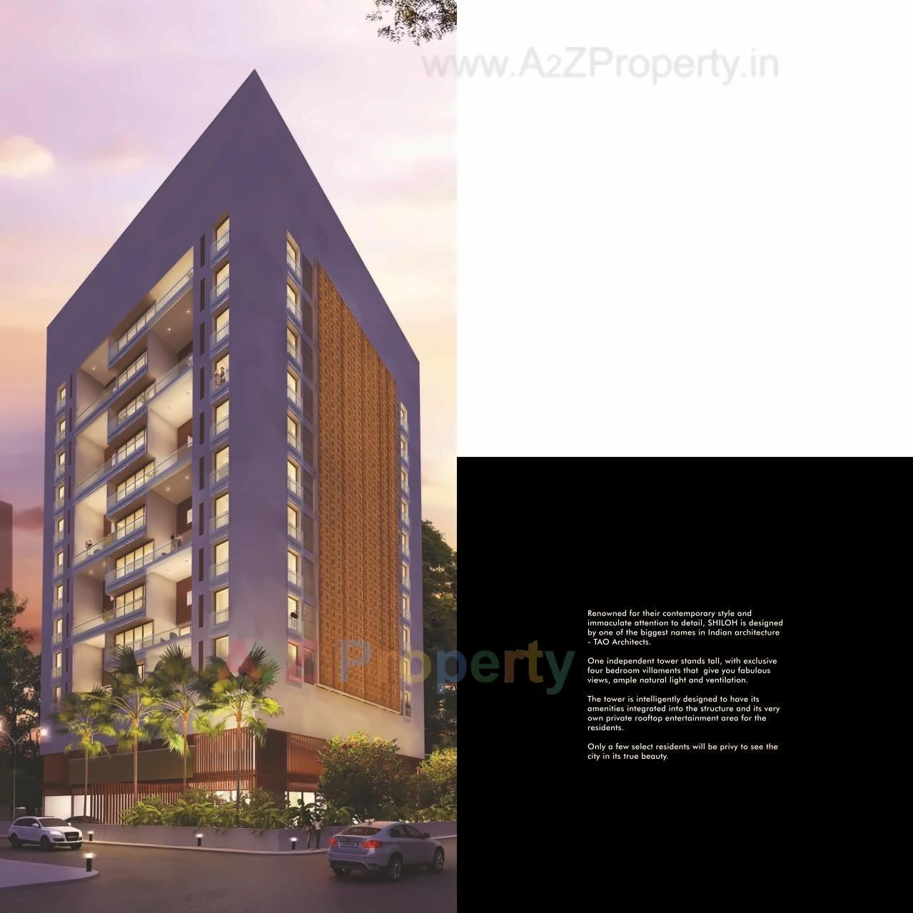 3D Elevation of real estate project Shiloh located at Pune-m-corp, Pune, Maharashtra