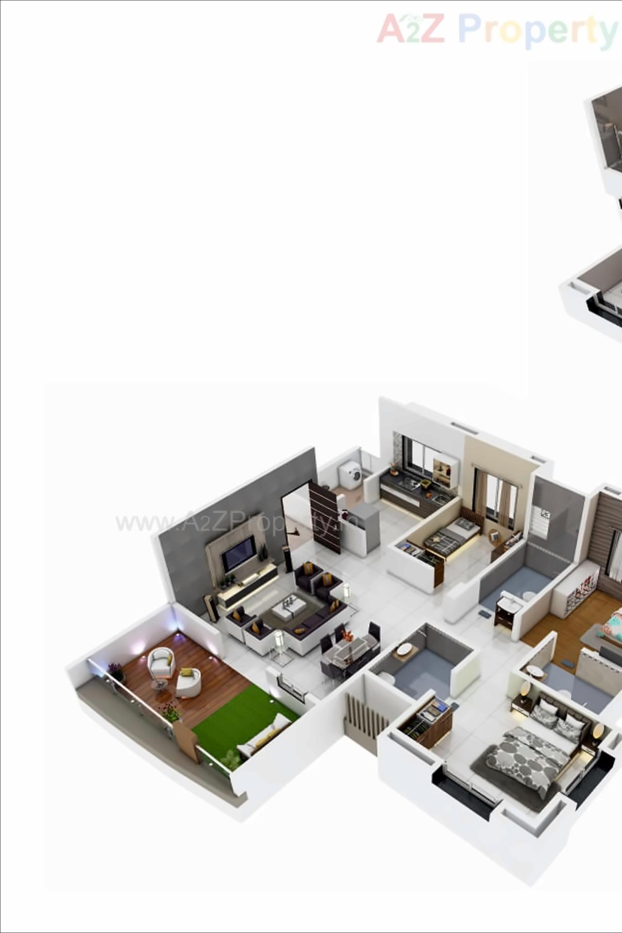 Layout of real estate project Shivom Regency located at Baner, Pune, Maharashtra