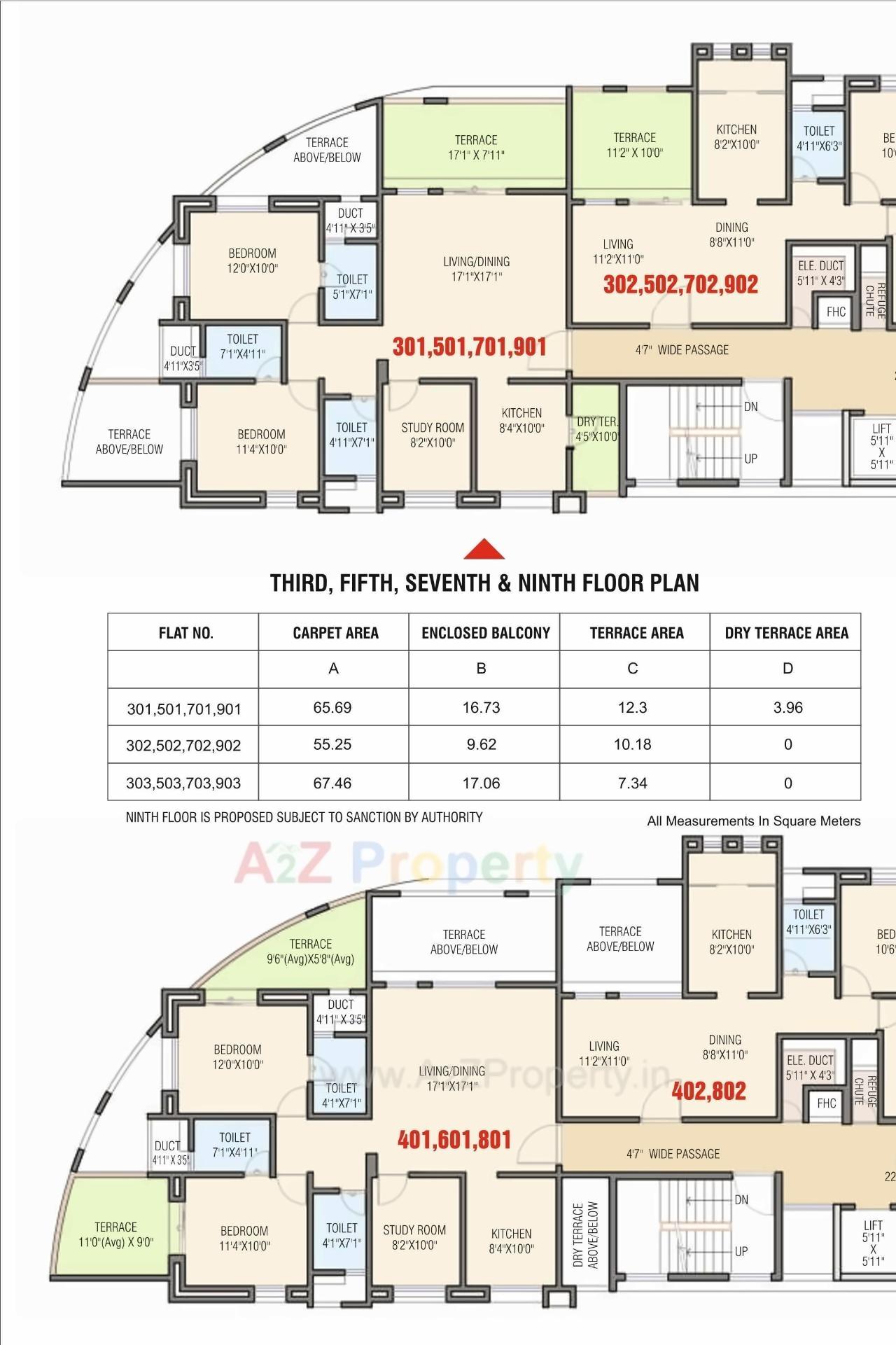 Layout of real estate project Shivom Regency located at Baner, Pune, Maharashtra