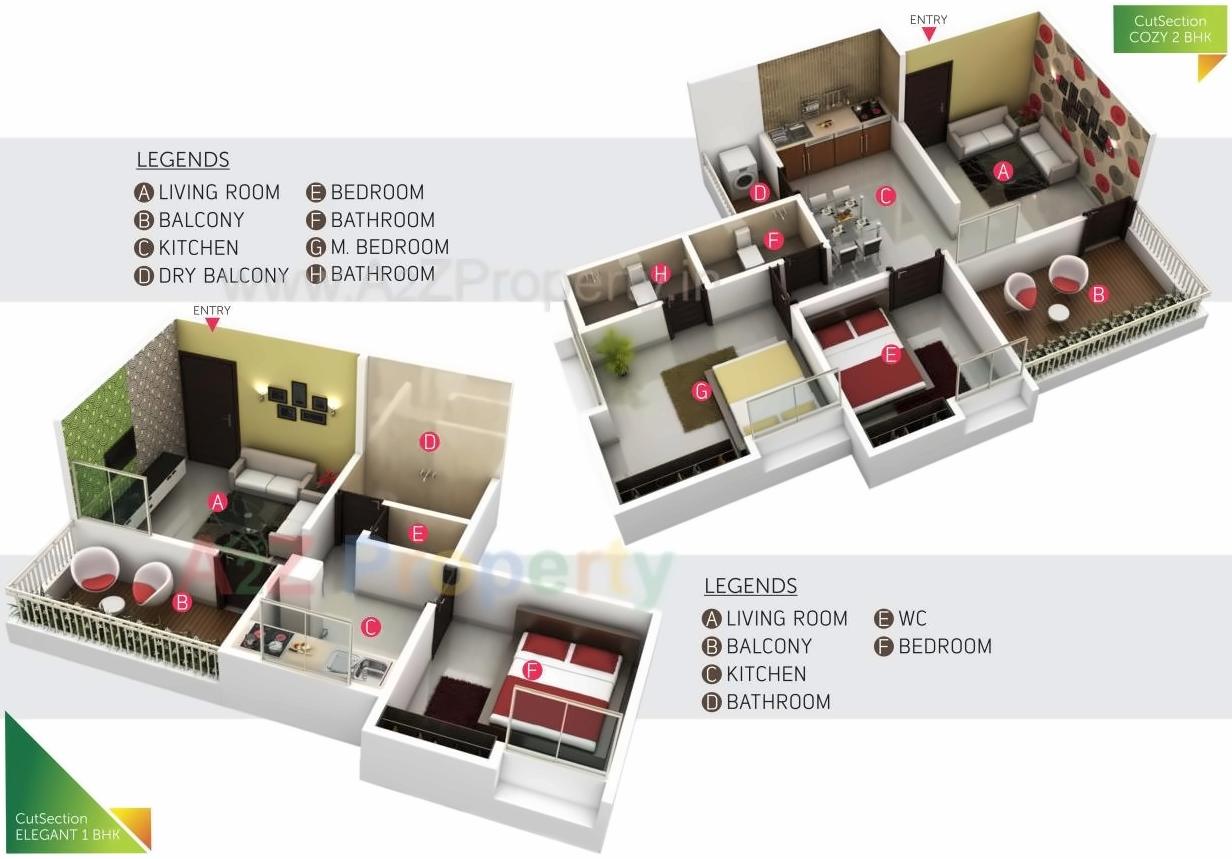 Layout of real estate project Shravak Niwas located at Dive, Pune, Maharashtra