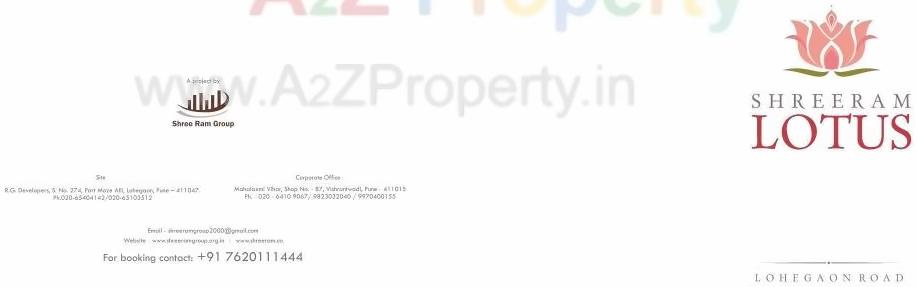  of real estate project Shreeram Lotus located at Lohgaon, Pune, Maharashtra