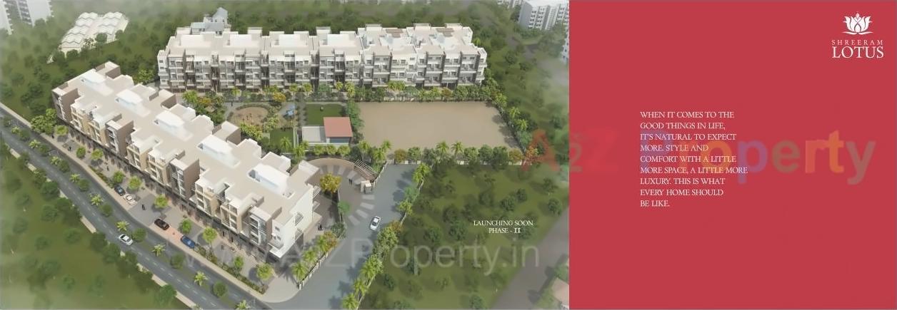 3D Elevation of real estate project Shreeram Lotus located at Lohgaon, Pune, Maharashtra