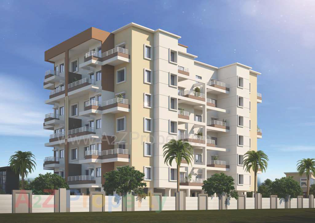 3D Elevation of real estate project Shreeram Mareegold located at Lohgaon, Pune, Maharashtra