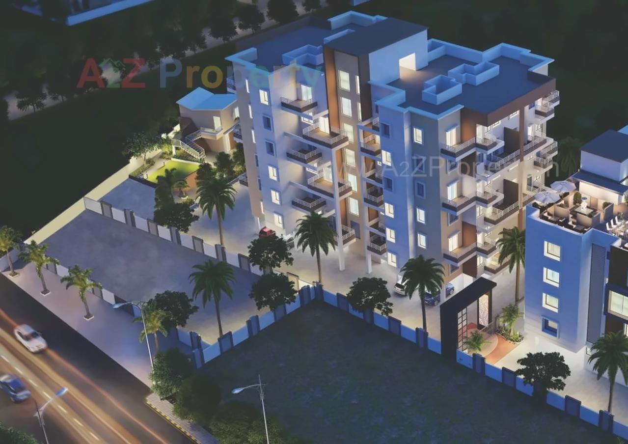 3D Elevation of real estate project Shreeram Mareegold located at Lohgaon, Pune, Maharashtra