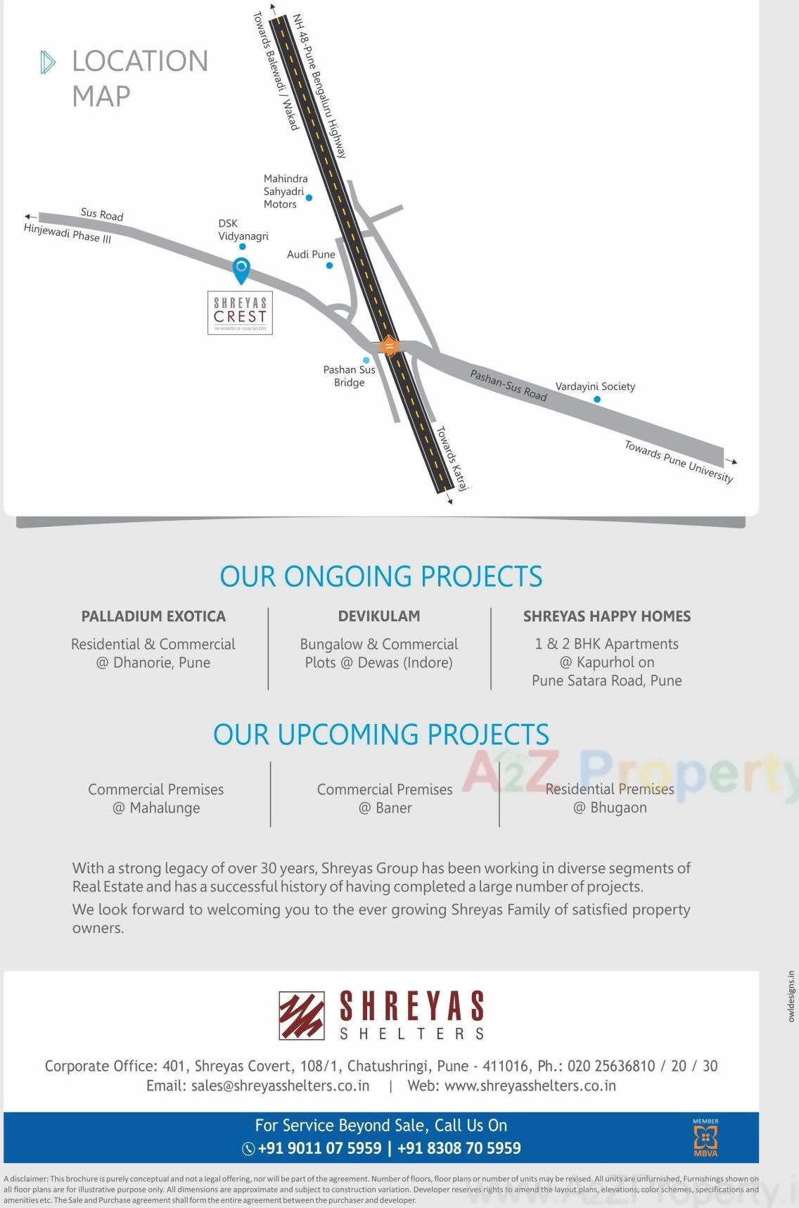  of real estate project Shreyas Crest located at Baner, Pune, Maharashtra