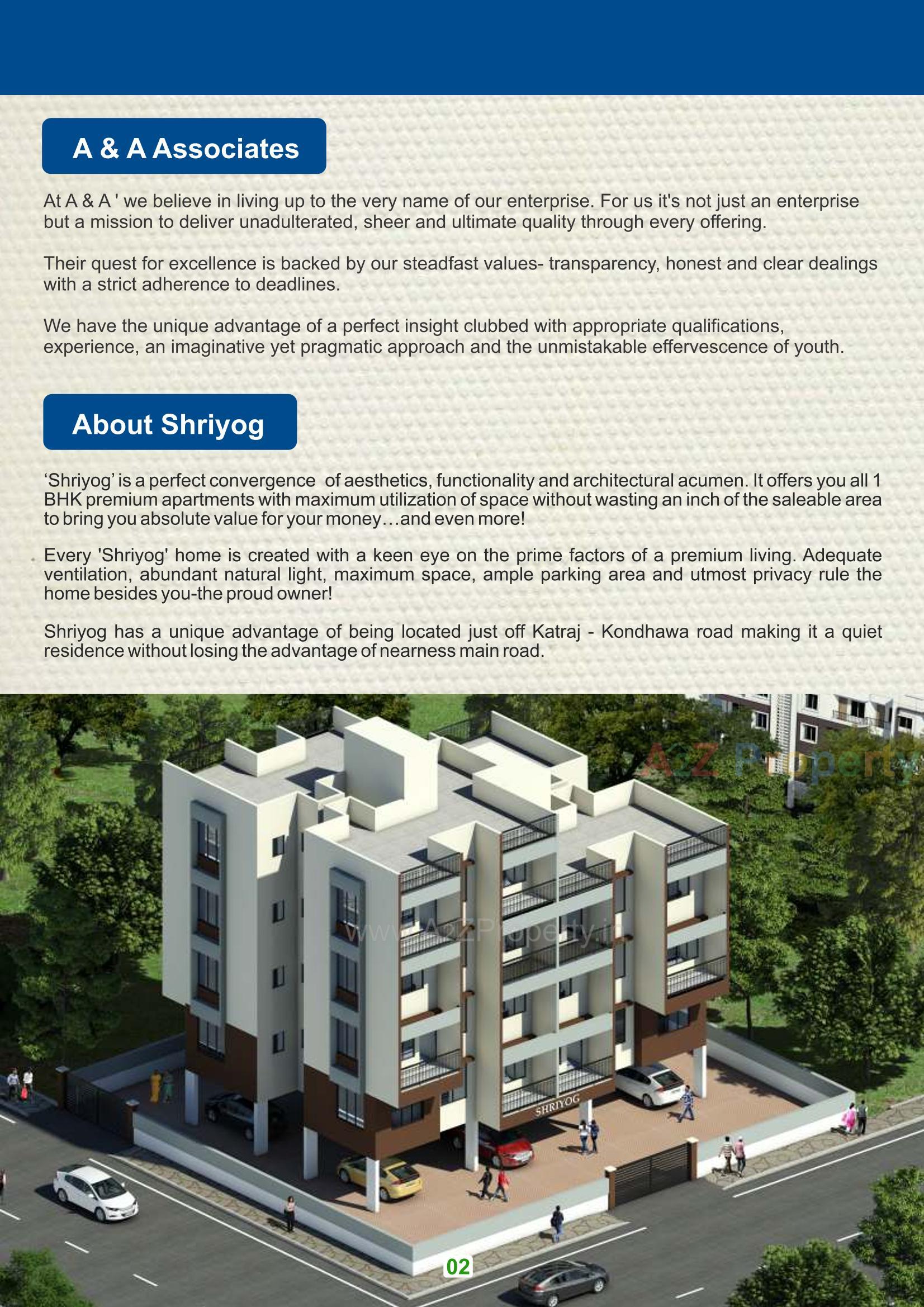 3D Elevation of real estate project Shriyog located at Katraj, Pune, Maharashtra