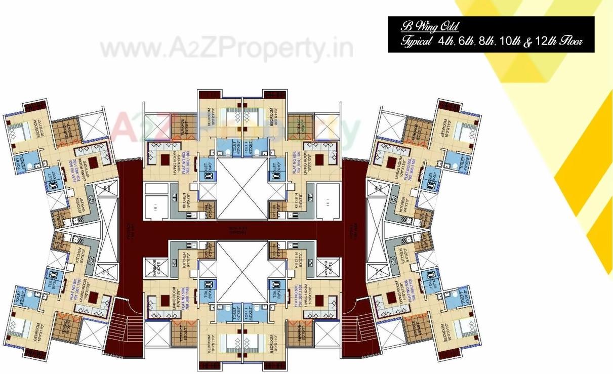 Layout of real estate project Shubharambh located at Pimpri-chinchawad-m-corp, Pune, Maharashtra