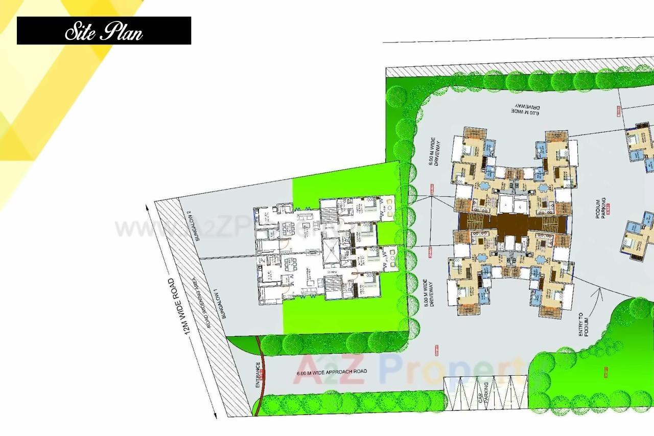 Layout of real estate project Shubharambh located at Pimpri-chinchawad-m-corp, Pune, Maharashtra