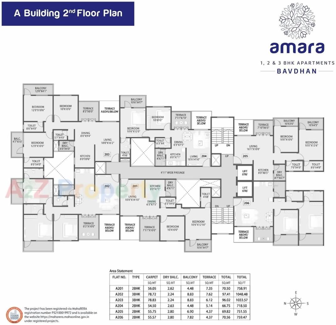 Layout of real estate project Siddh Amara located at Pune-m-corp, Pune, Maharashtra