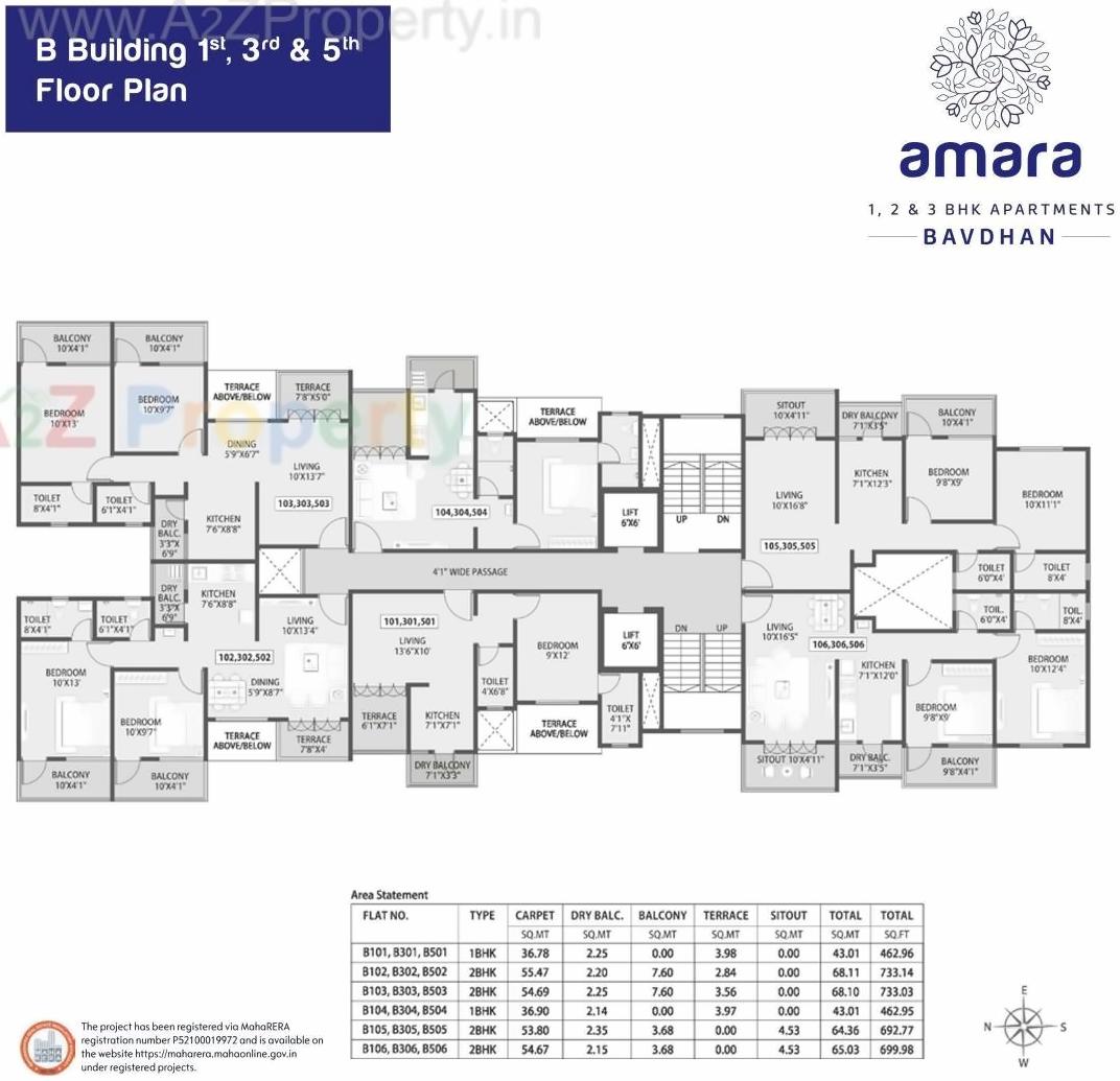 Layout of real estate project Siddh Amara located at Pune-m-corp, Pune, Maharashtra