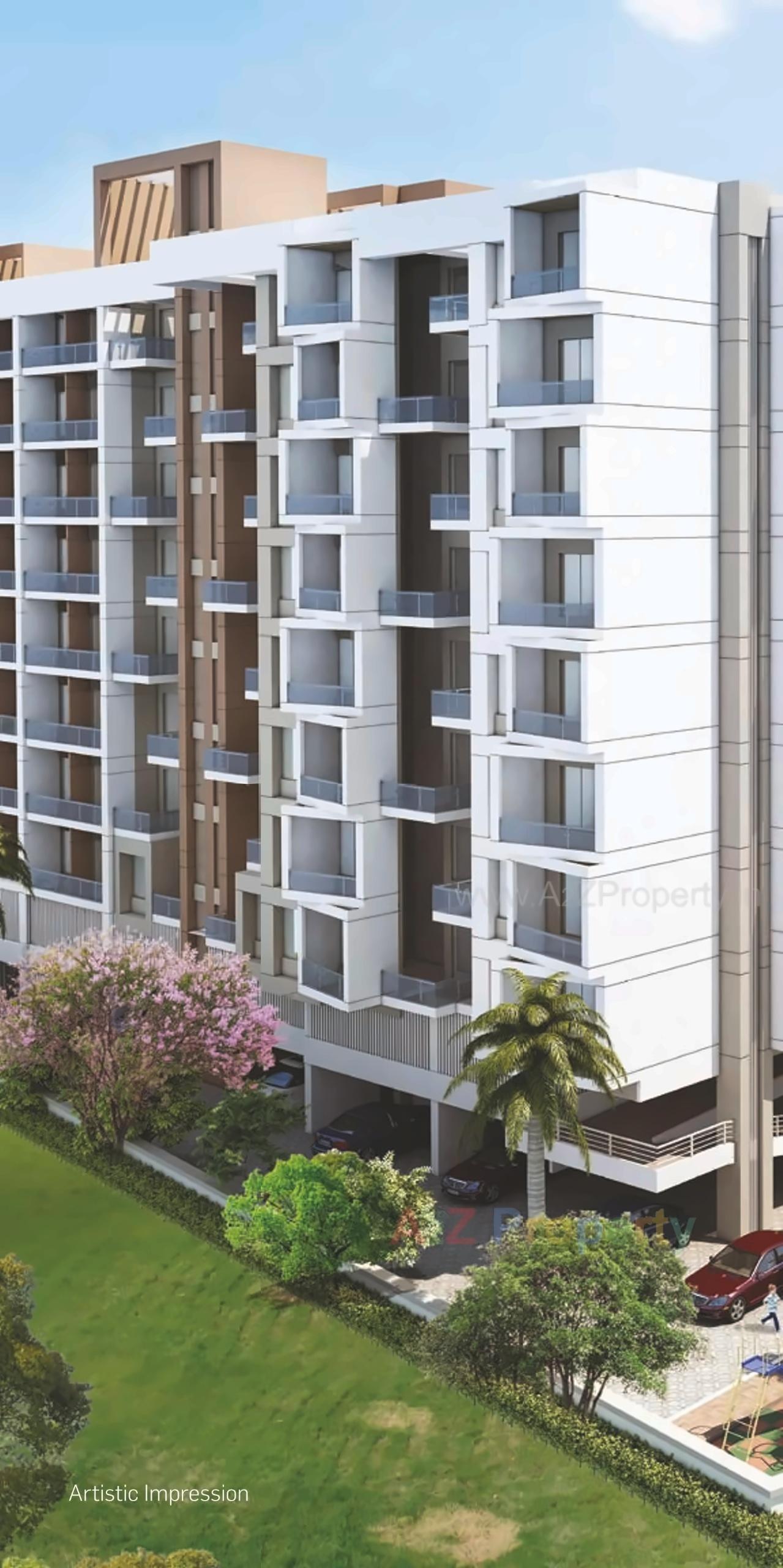 3D Elevation of real estate project Siddh Amara located at Pune-m-corp, Pune, Maharashtra