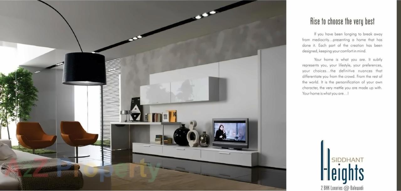 3D Elevation of real estate project Siddhant Heights located at Baner, Pune, Maharashtra