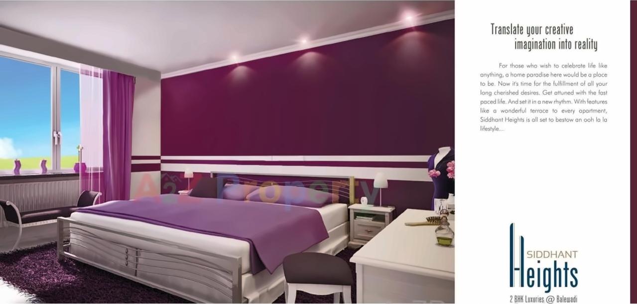 3D Elevation of real estate project Siddhant Heights located at Baner, Pune, Maharashtra