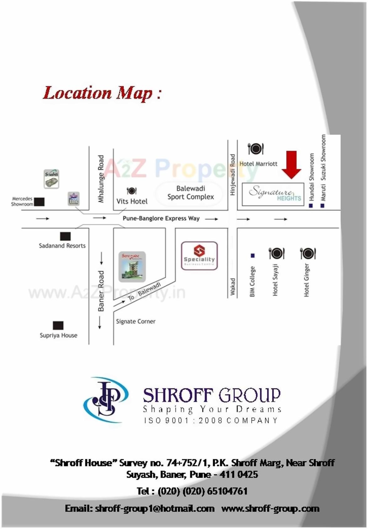  of real estate project Signature Heights located at Wakad, Pune, Maharashtra