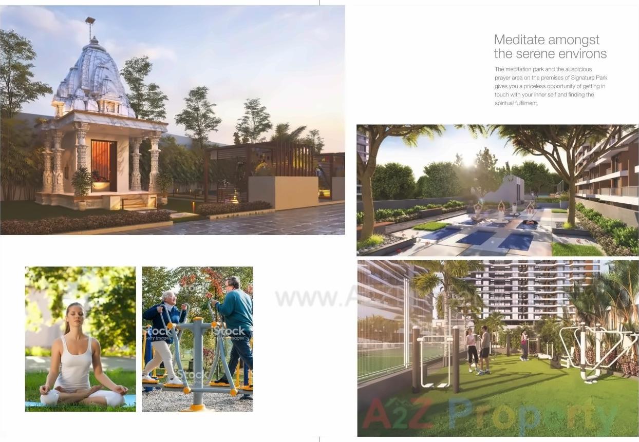 3D Elevation of real estate project Signature Park G located at Thergaon, Pune, Maharashtra