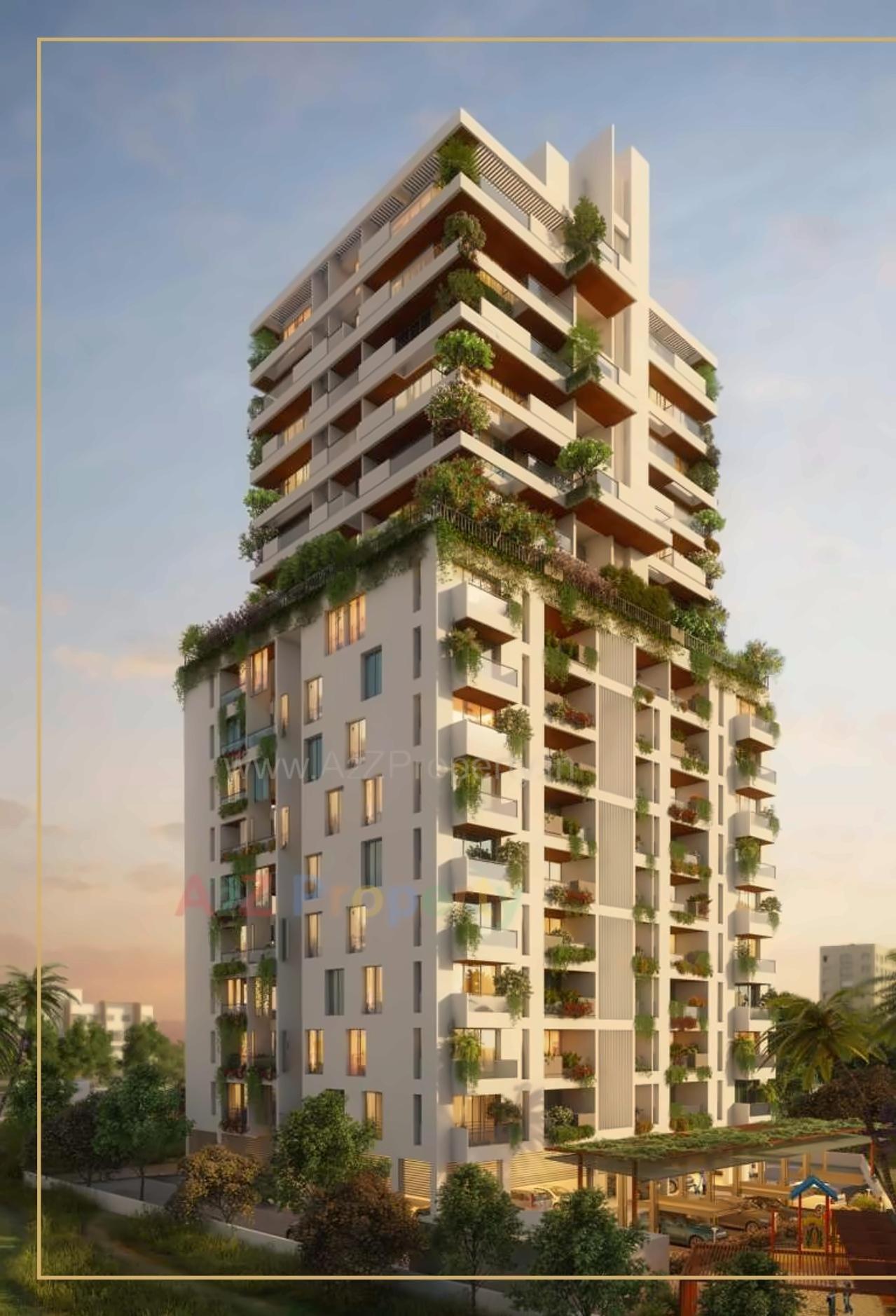 3D Elevation of real estate project Signature Tower located at Pune-m-corp, Pune, Maharashtra