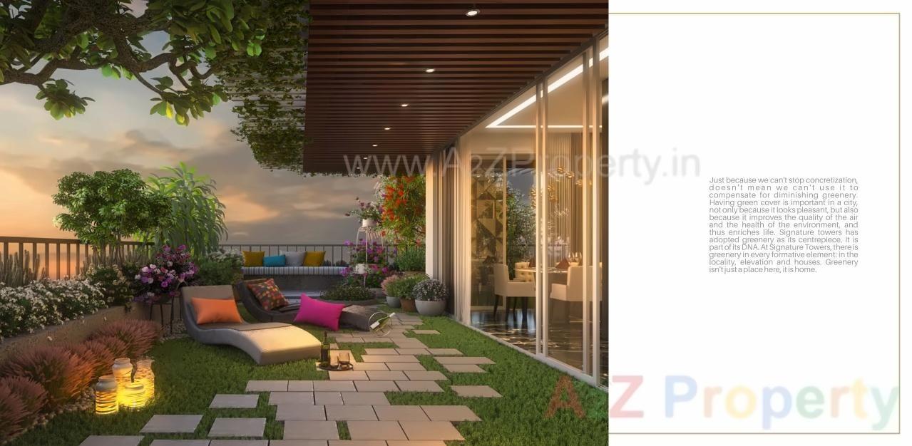 3D Elevation of real estate project Signature Tower located at Pune-m-corp, Pune, Maharashtra