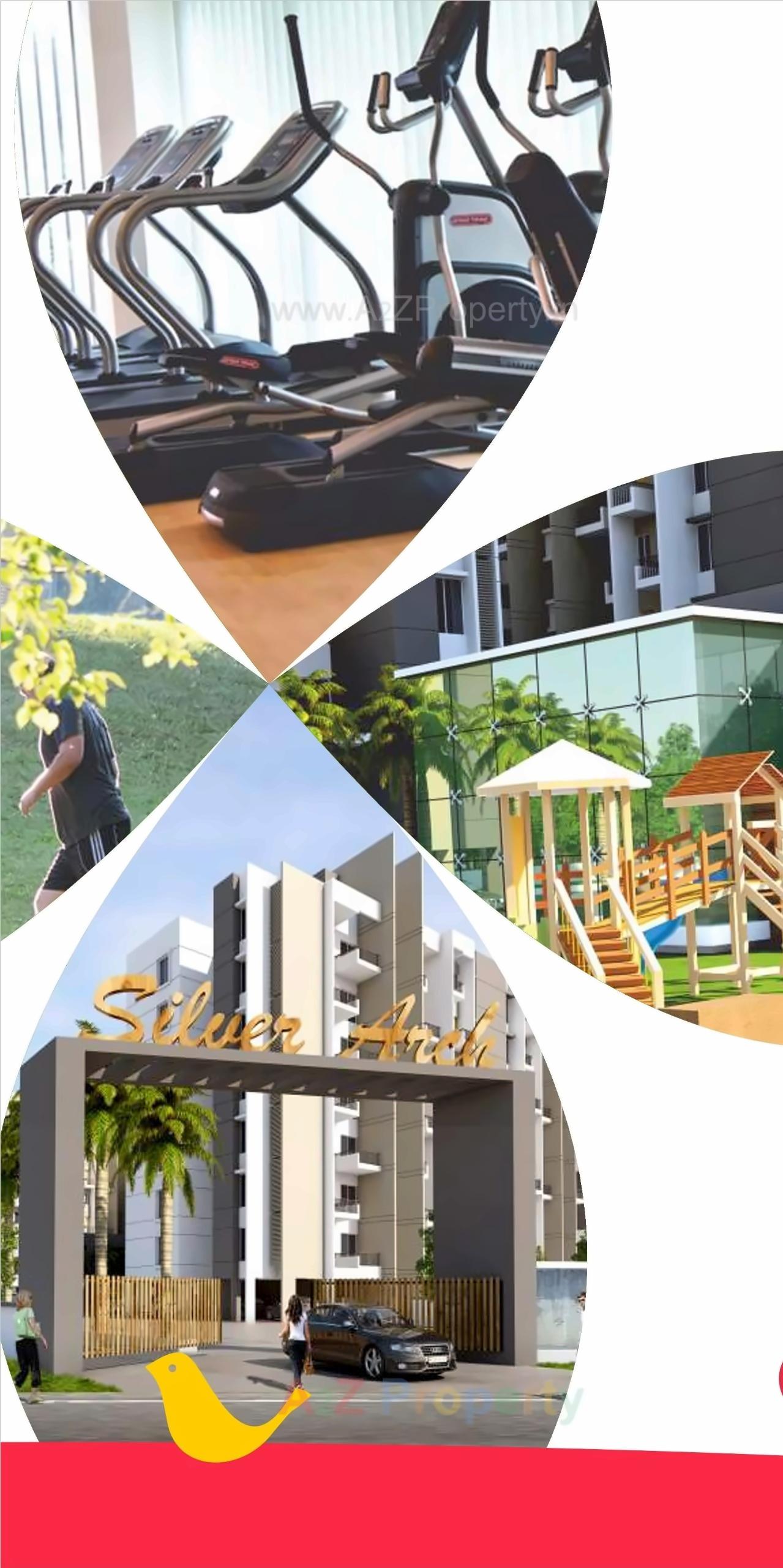 3D Elevation of real estate project Silver Arch located at Talegaon-dabhade-m-cl, Pune, Maharashtra