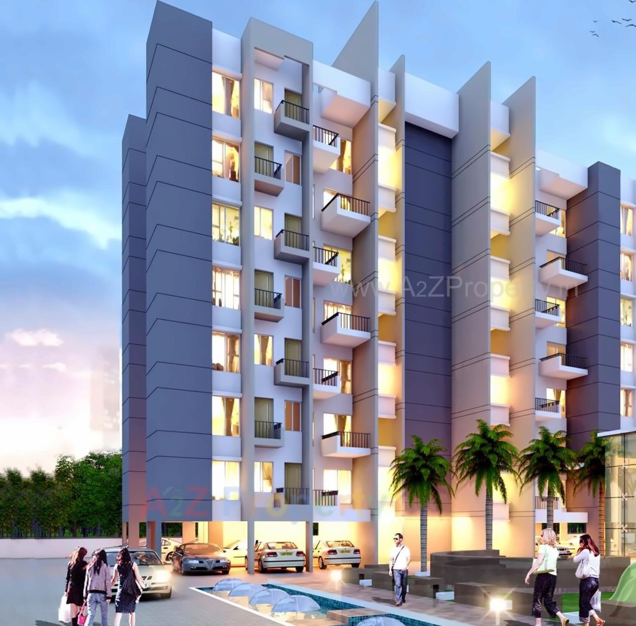3D Elevation of real estate project Silver Arch located at Talegaon-dabhade-m-cl, Pune, Maharashtra