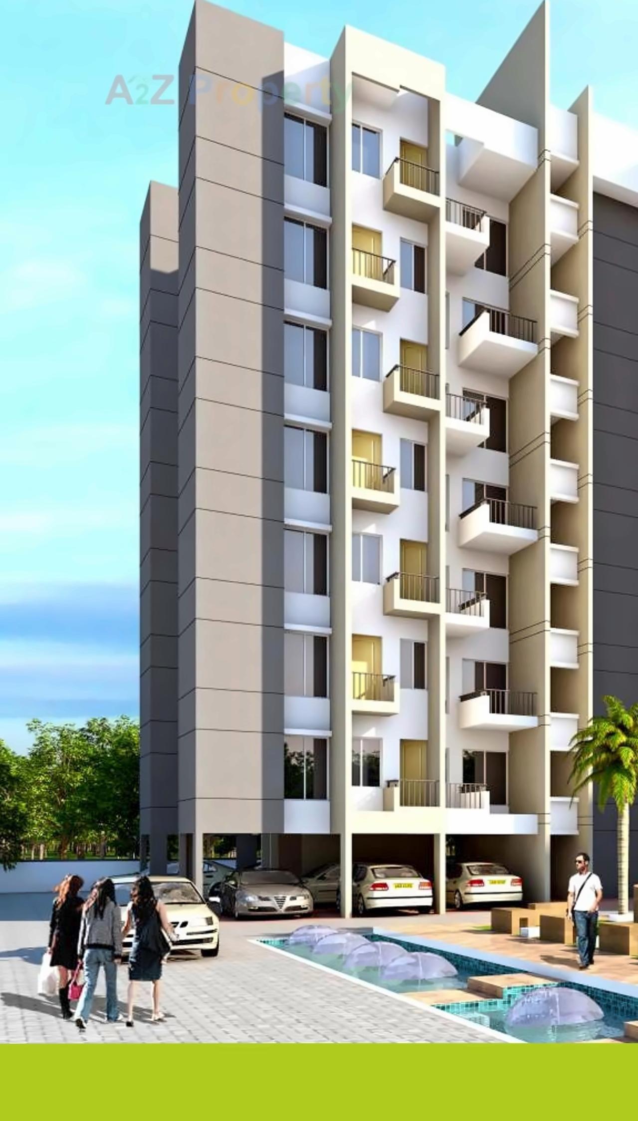 3D Elevation of real estate project Silver Arch located at Talegaon-dabhade-m-cl, Pune, Maharashtra