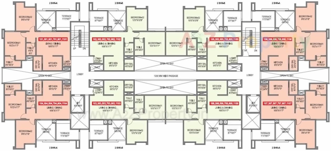 Layout of real estate project Silver City A located at Pimpri-chinchawad-m-corp, Pune, Maharashtra