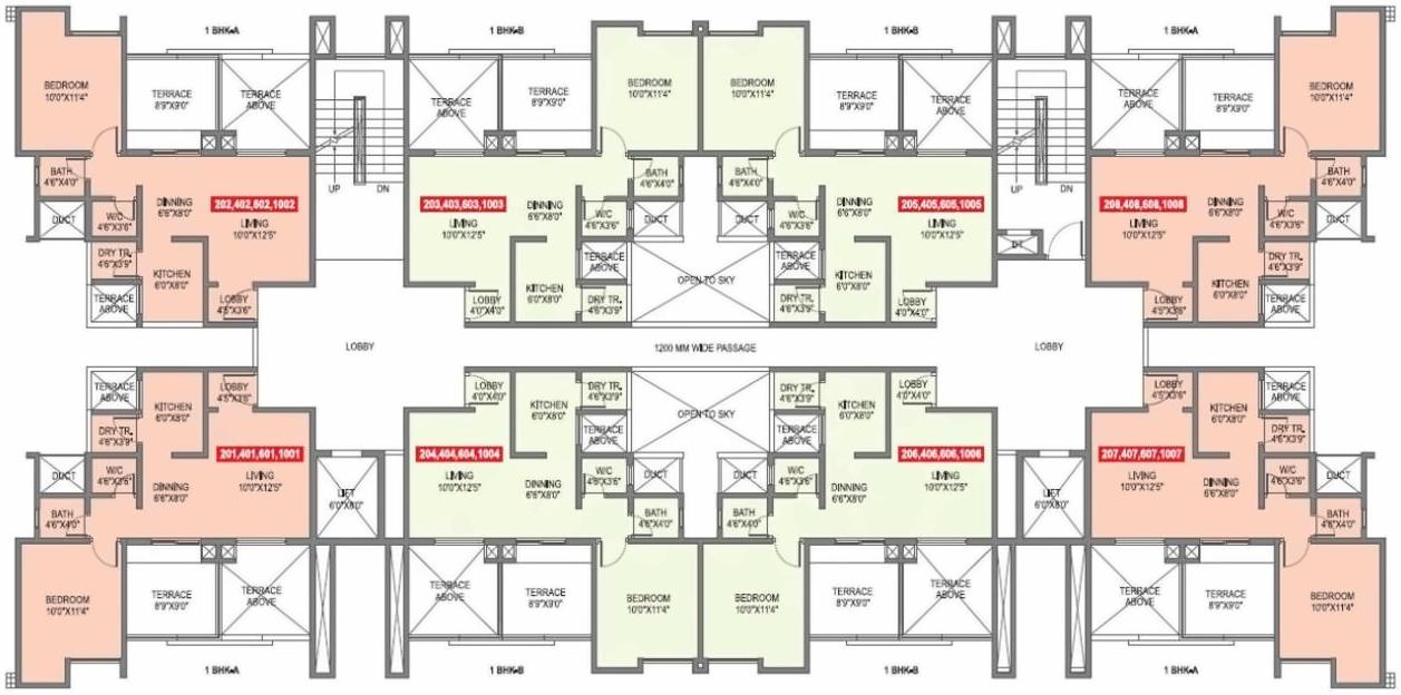 Layout of real estate project Silver City A located at Pimpri-chinchawad-m-corp, Pune, Maharashtra